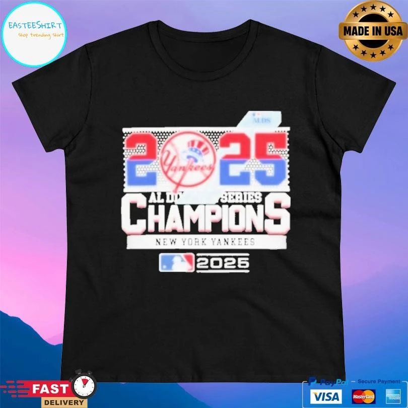 New York Yankees 2025 Al Division Series Champions T-shirts
