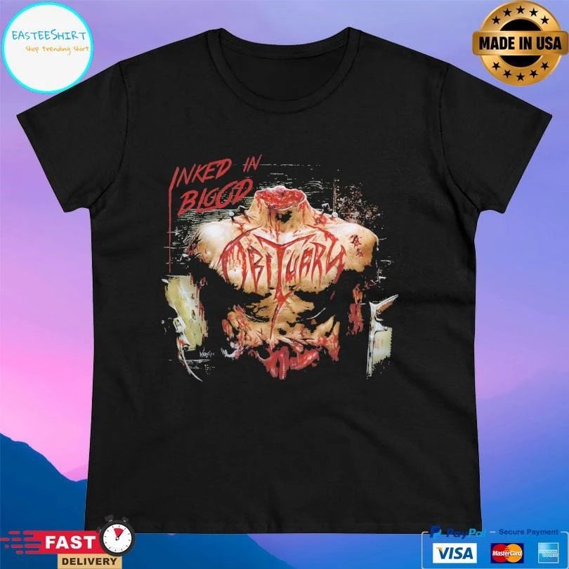 Obituary Inked In Blood T-shirts