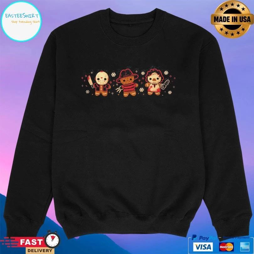 Cute Gingerbread Killers Halloween 2025 T-shirts