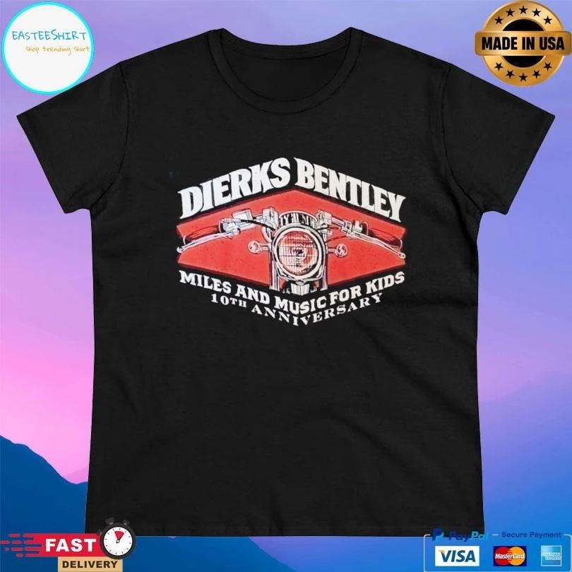 Dierks Bentley Miles And Music For Kids 10th Anniversary T-shirts