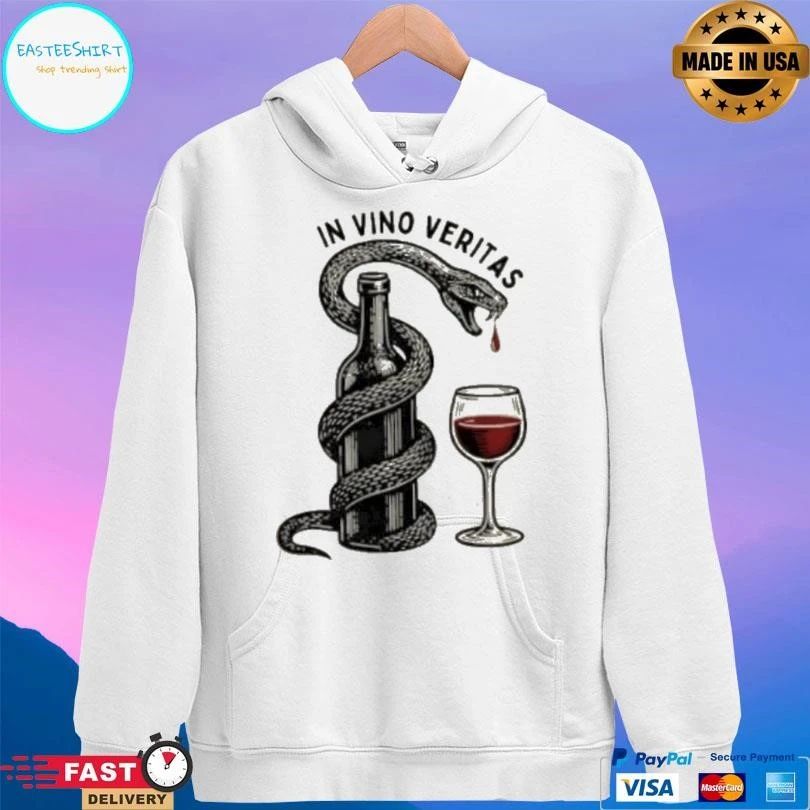 Truth In Wine Snake In Vino Veritas T-shirts