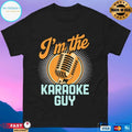 I’m The Karaoke Guy Retro Microphone T-shirt