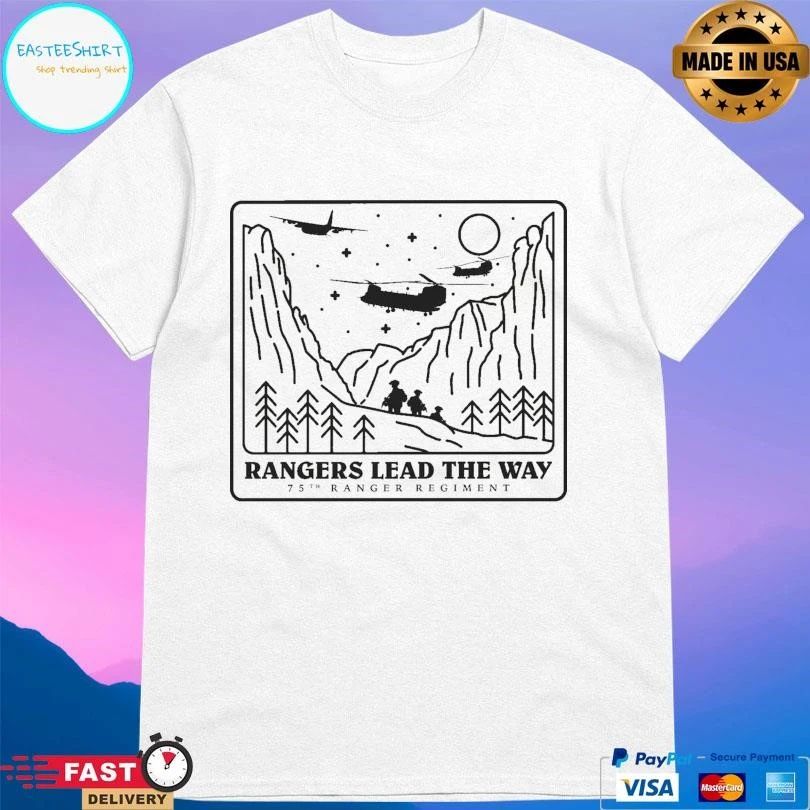 Rangers Lead The Way 75th Ranger Regiment T-shirts