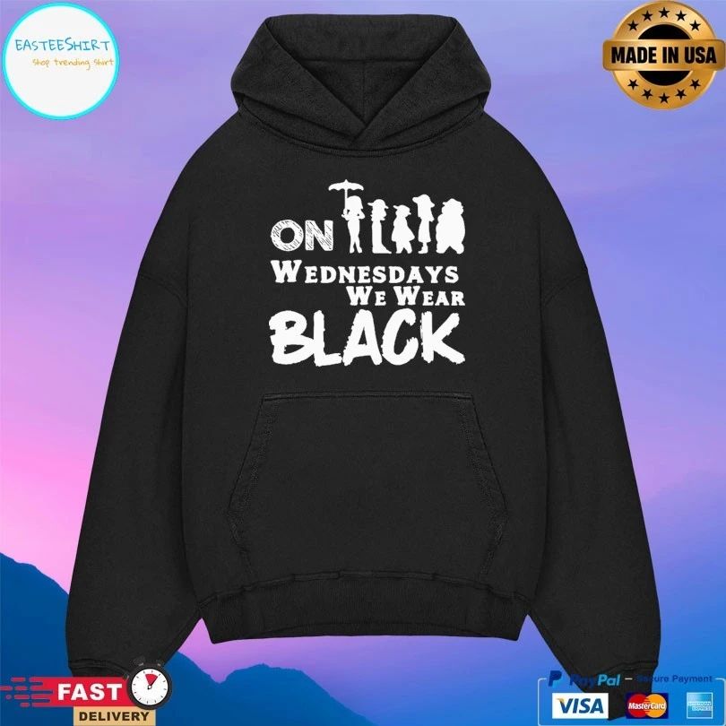 On Wednesdays We Wear Black T-shirt