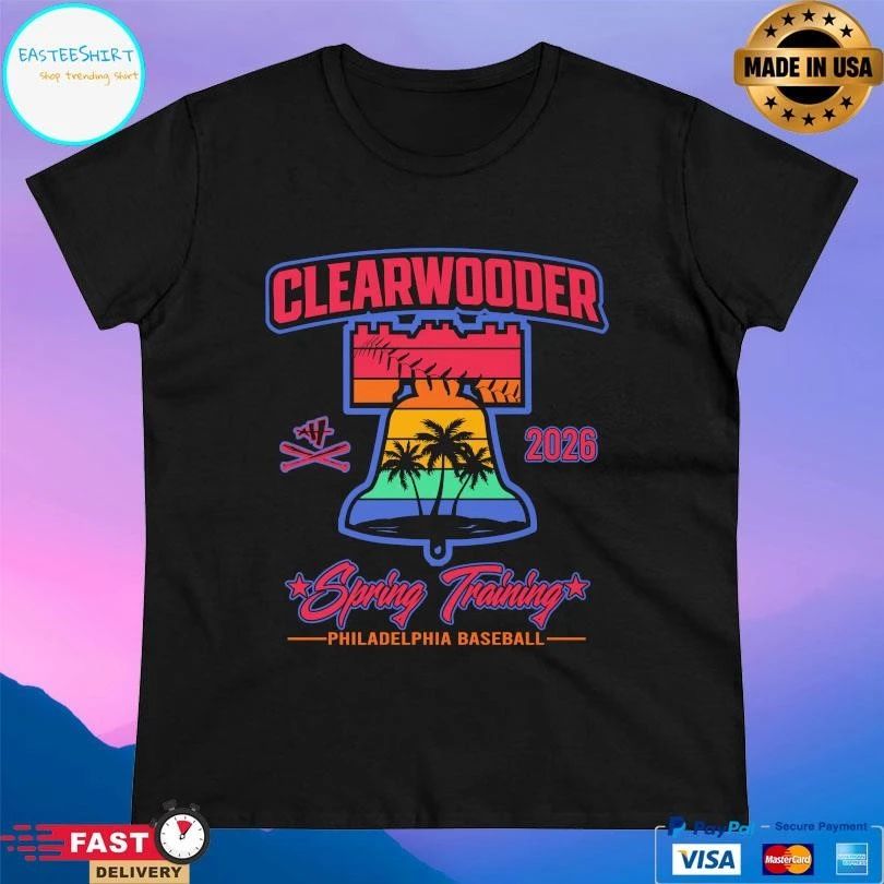 Clearwooder Spring Training 2026 Philadelphia Baseball T-shirts