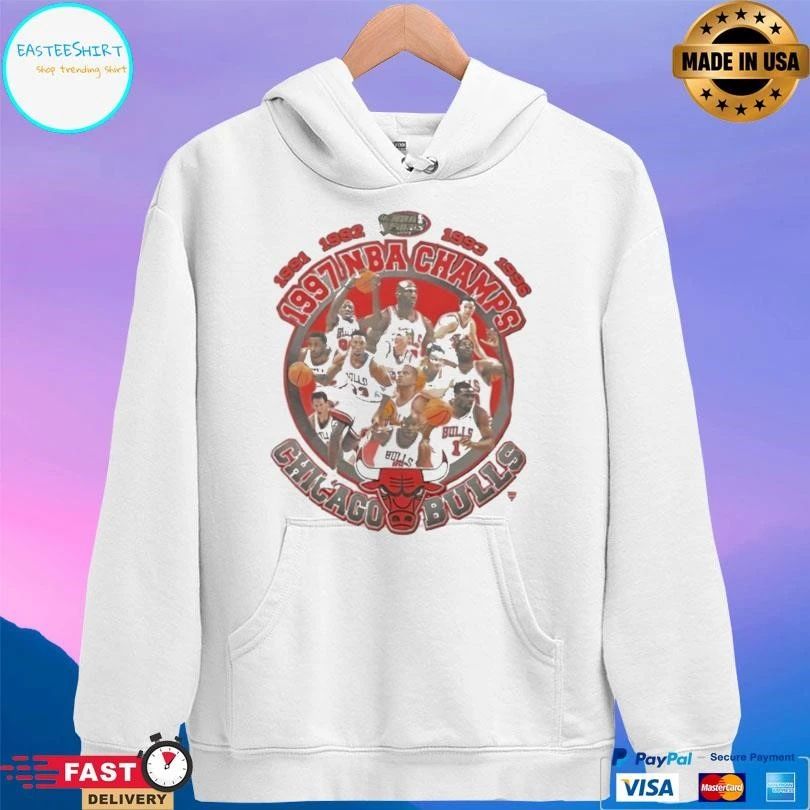 Chicago Bulls 1997 NBA Champions Teams Logo T-shirts