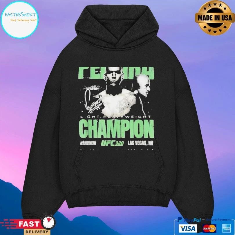 Alex Pereira Ufc 320 And New World Light Heavyweight Champion 2025 T-shirts