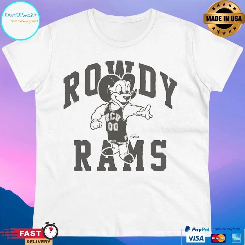 VCU Rams Rowdy Mascot Basketball T-shirts