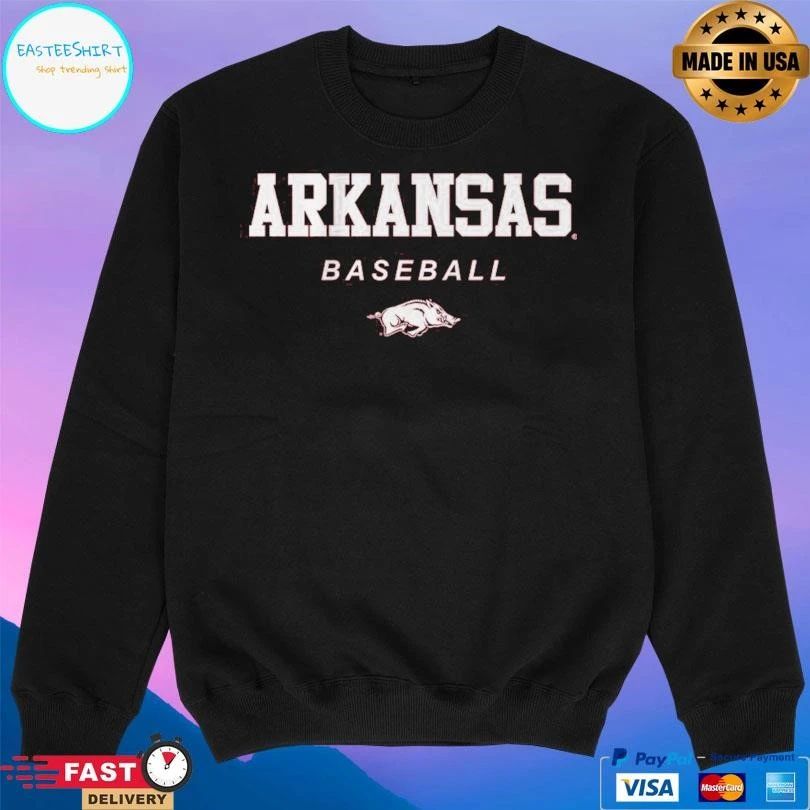 Arkansas Razorbacks Baseball Wordmark And Logo T-shirts