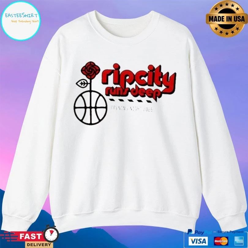 Portland Trail Blazers Ripcity Runs Deep Opening Night 2025 T-shirts