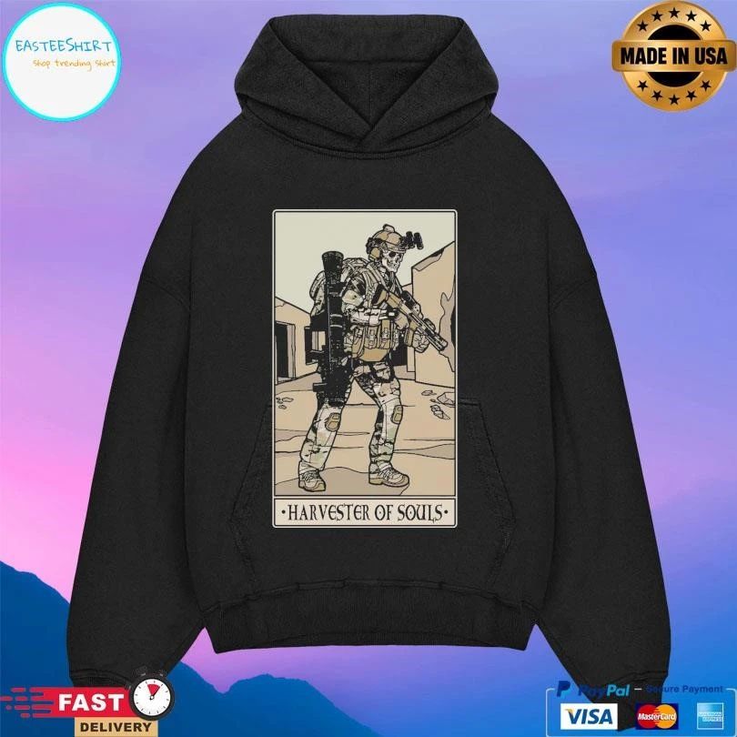 Harvester Of Souls ARMY Skeleton T-shirts