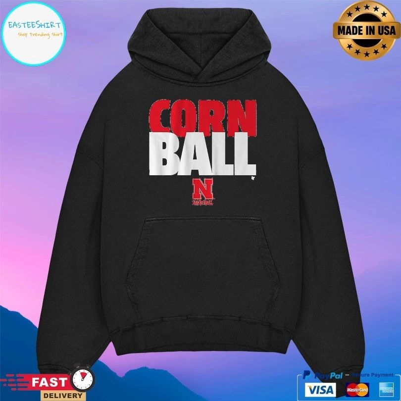 Nebraska Cornhuskers Men’s Basketball Corn Ball T-shirt
