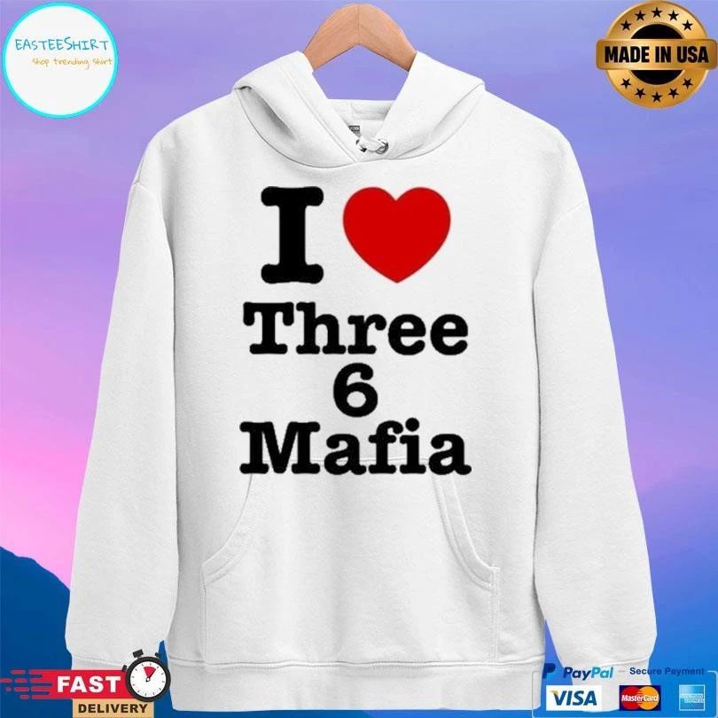 Dj Paul I Love Three 6 Mafia T-shirts