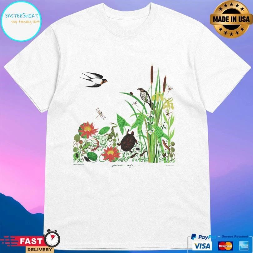Pond Life Adult Natural T-shirts