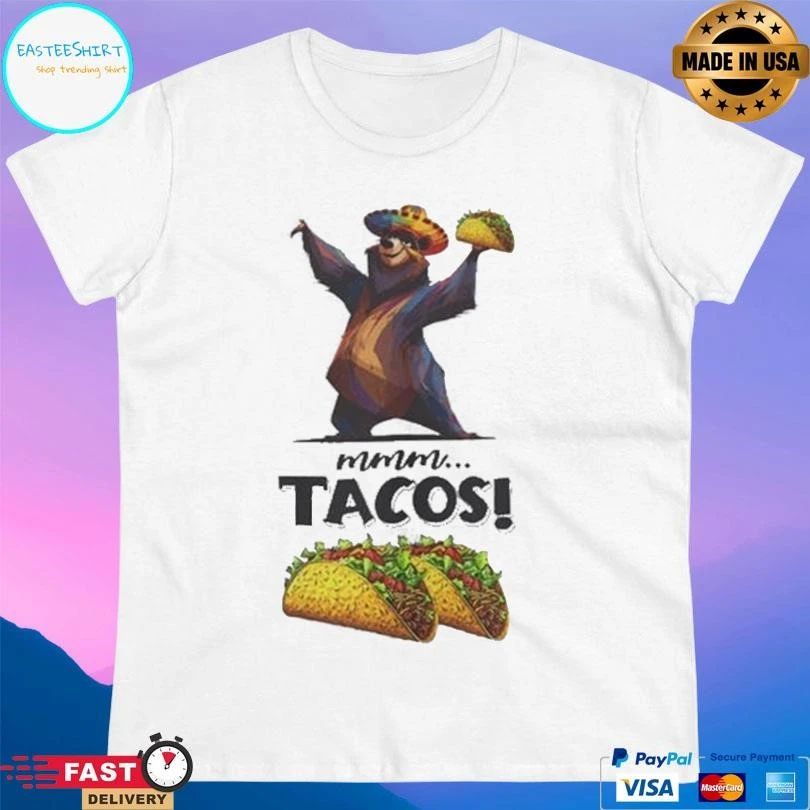 Mmm Tacos Bear T-shirts