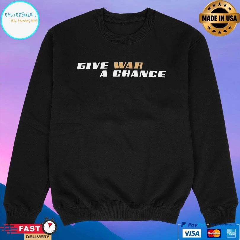 Give War A Chance Retro Chest T-shirts