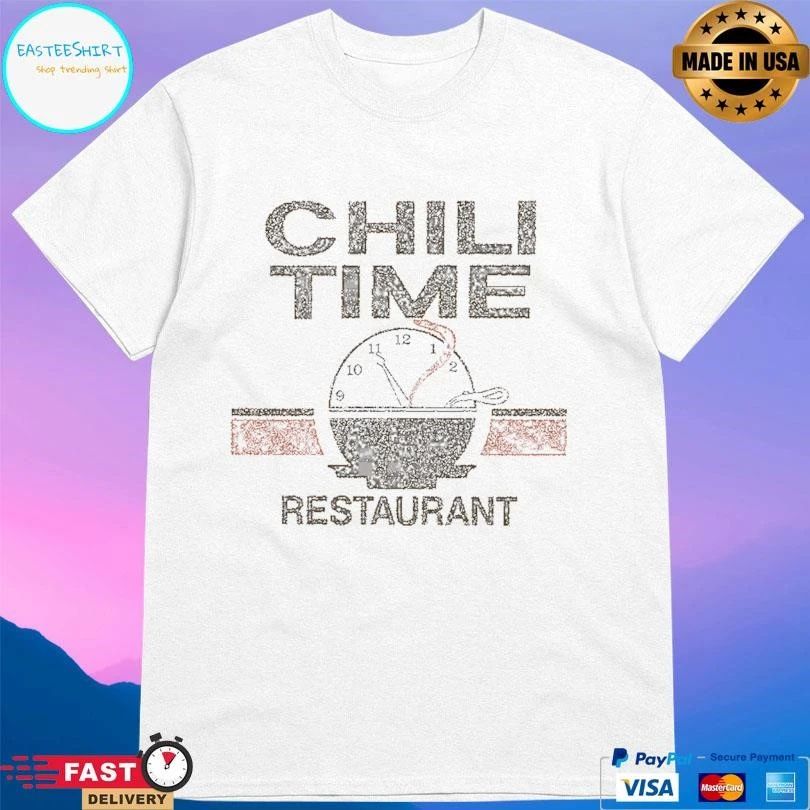Chili Time Restaurant Sign St Bernard T-shirts