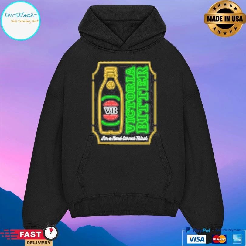 Victoria Bitter For A Hard Earned Thirst Neon Stubby T-shirts
