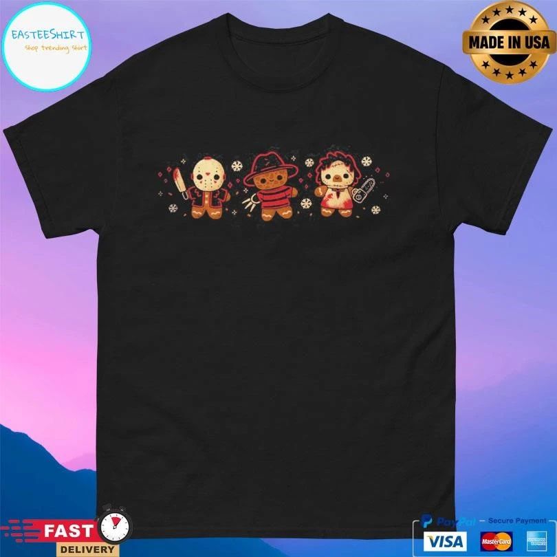 Cute Gingerbread Killers Halloween 2025 T-shirts