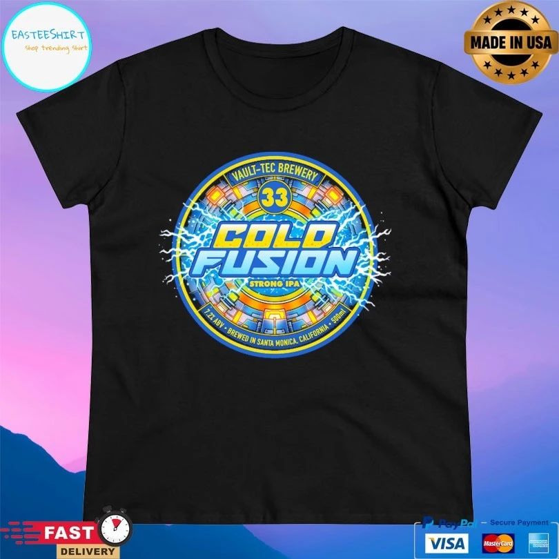 Vault-tec Brewery 33 Cold Fusion Strong IPA Logo Shirt