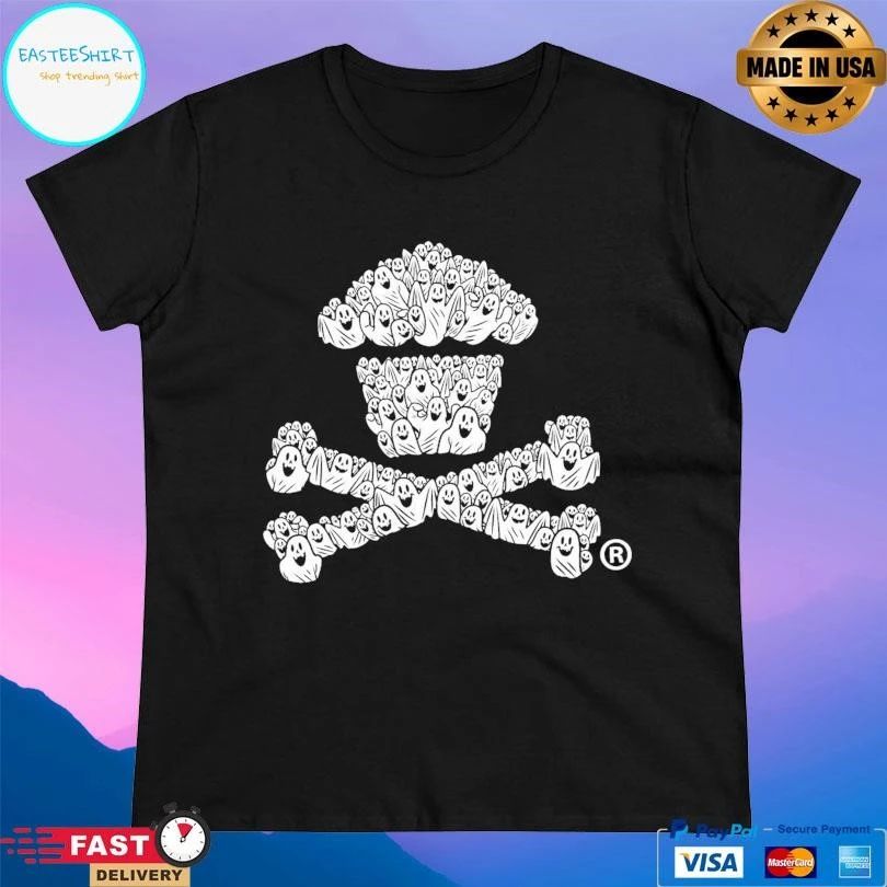 Ghost Crossbones Johnny Cupcakes Halloween 2025 T-shirts