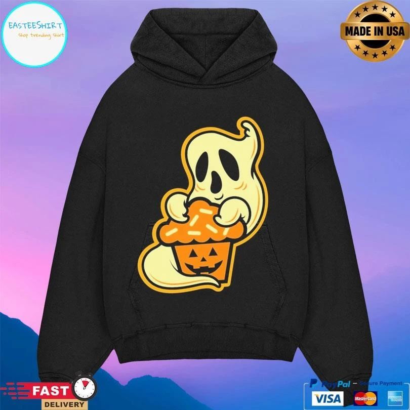 Spooky Sweet Ghost Johnny Cupcakes Halloween 2025 T-shirts