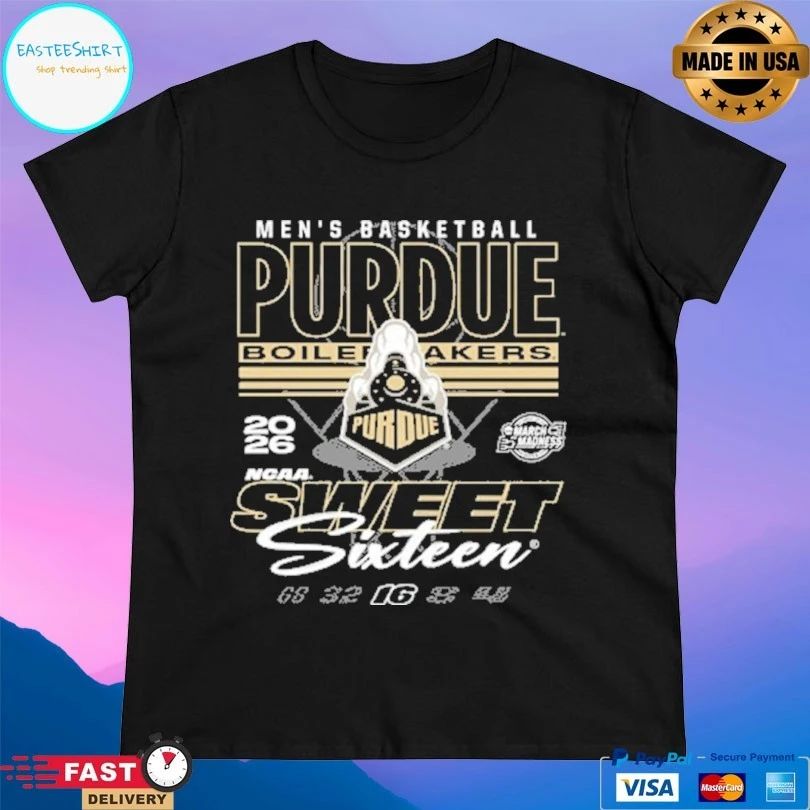 Purdue Boilermakers Men’s Basketball 2026 March Madness Ncaa Sweet Sixteen T-shirt