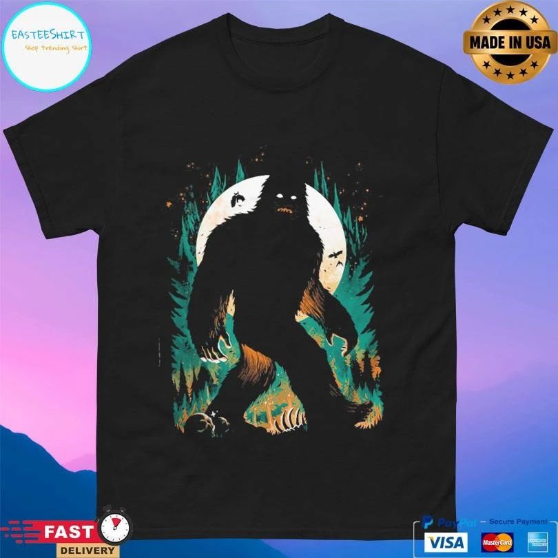 Mysterious Bigfoot Of The Forest Moon T-shirts
