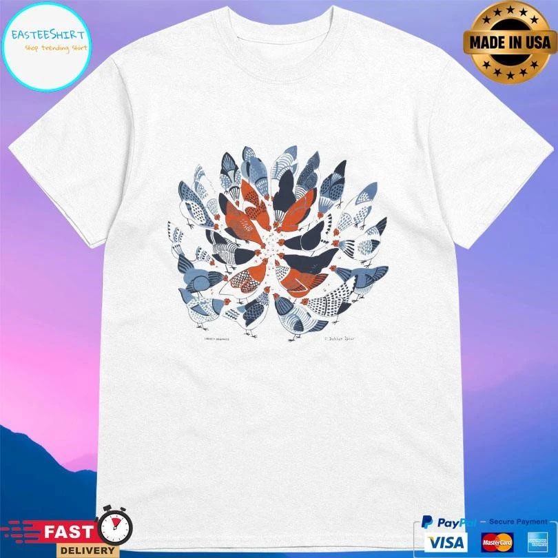 Chickens Adult Natural Liberty Graphics T-shirts