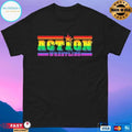 Action Wrestling Pride Rainbow T-shirts