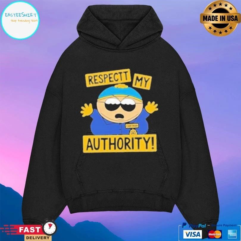 South Park Cartman Respect My Authority T-shirts