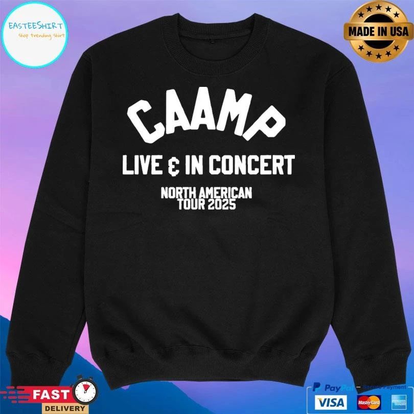 Caamp Live And In Concert North American Tour 2025 T-shirts