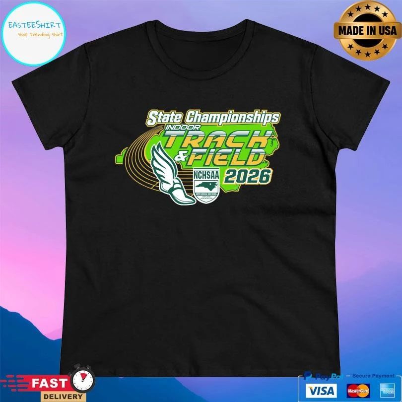 NCHSAA Indoor Track And Field State Championships 2026 T-shirts