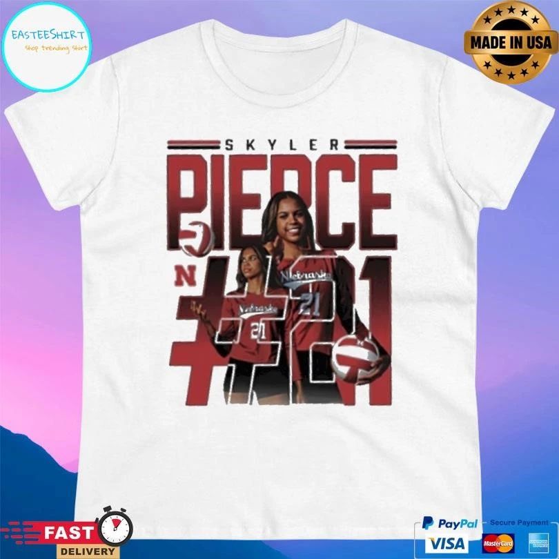 Skyler Pierce 21 Nebraska Women’s Volleyball Graphic T-shirts