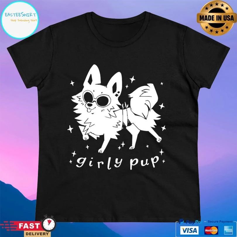 Girly Pup Dog T-shirts