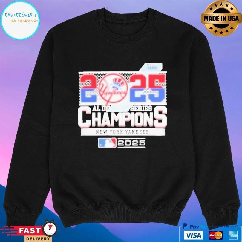 New York Yankees 2025 Al Division Series Champions T-shirts