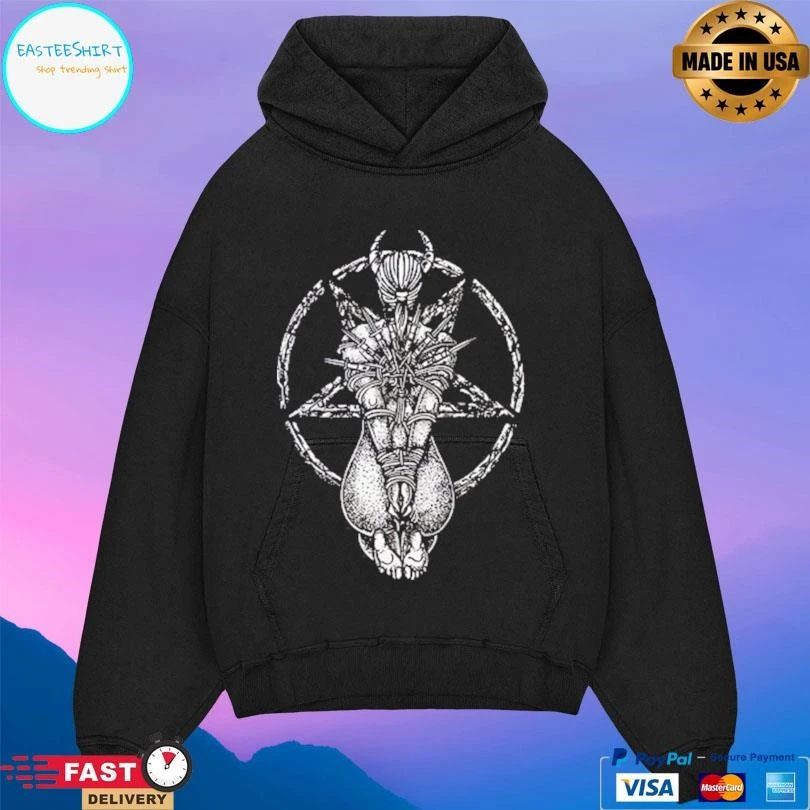 Goat Skull Pentagram Occult T-shirts