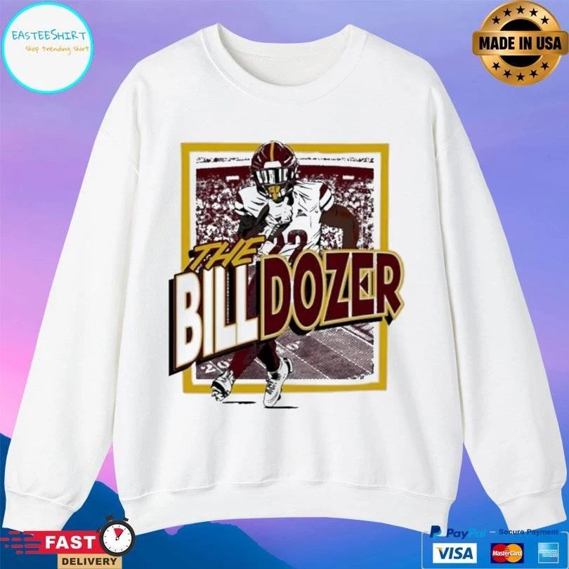 The Billdozer Bill Croskey Merritt 22 Washington Commanders T-shirts