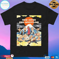 New Japan Pro-wrestling Painting Sun And Mt Fuji T-shirt