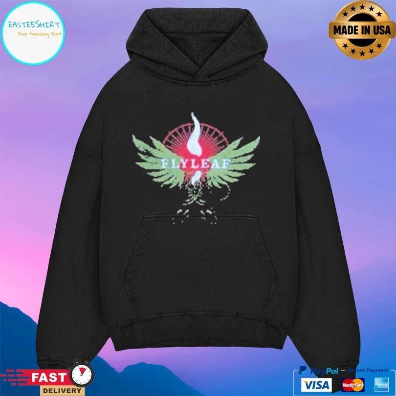 Flyleaf Wings Burst Slim Fit T-shirts