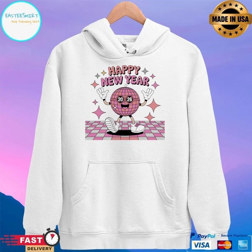 Happy New Year 2026 Disco T-shirts