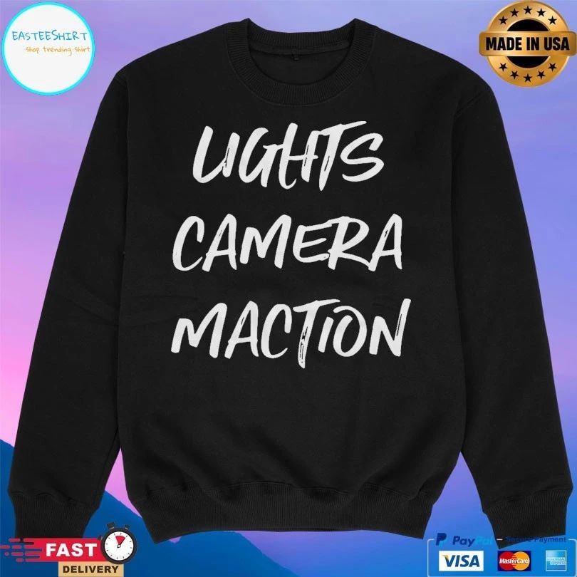 Pat Mcafee Lights Camera Maction T-shirts