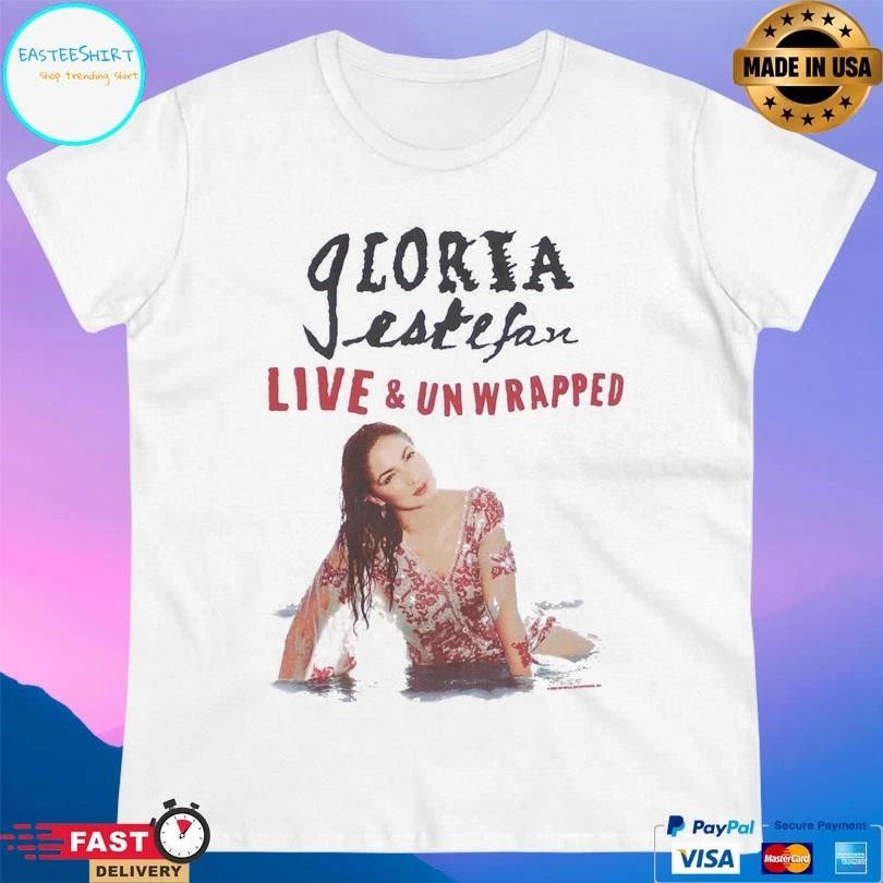 Gloria Estefan Live And Unwrapped T-shirts