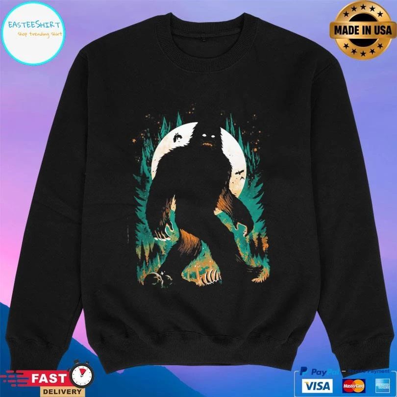 Mysterious Bigfoot Of The Forest Moon T-shirts