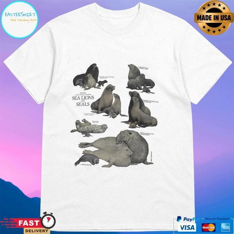 Sea Lions And Seals Adult T-shirts