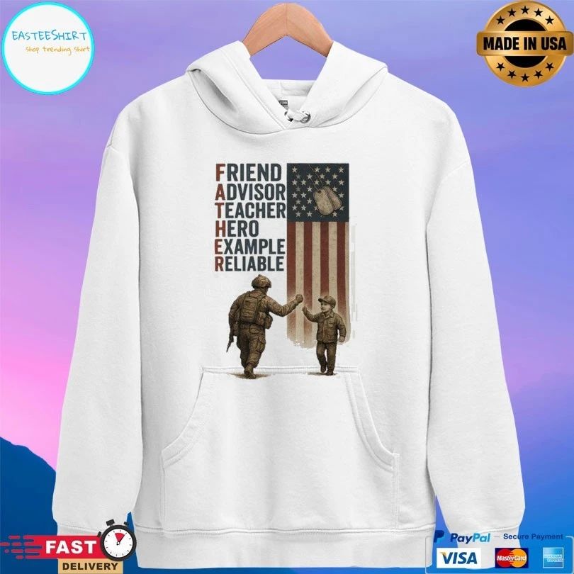Father Friend Advisor Teacher Hero Example Reliable T-shirt
