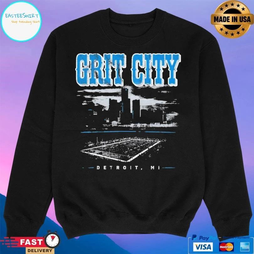 Grit City Detroit Mi T-shirts