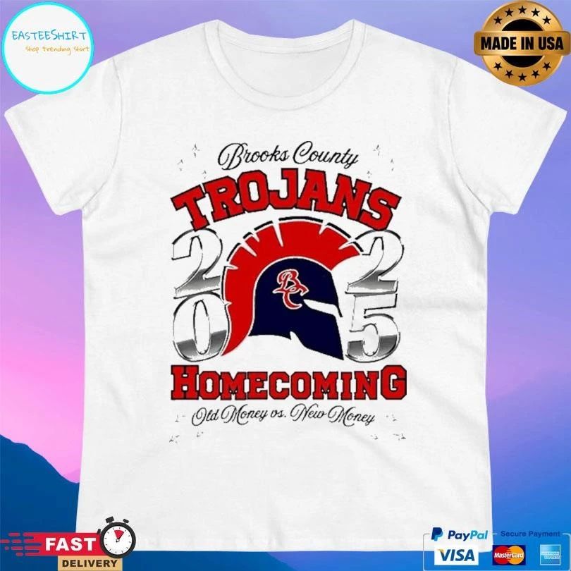 Brooks County Trojans Homecoming Old Money Vs New Money T-shirts