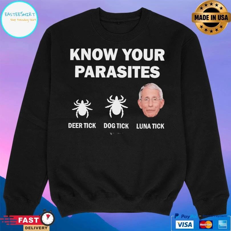 Know Your Parasites Deer Tick Dog Tick Luna Tick 2026 T-shirts