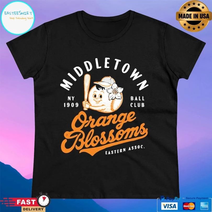 Middletown Orange Blossoms Eastern Assoc Ny 1909 Ball Club T-shirts
